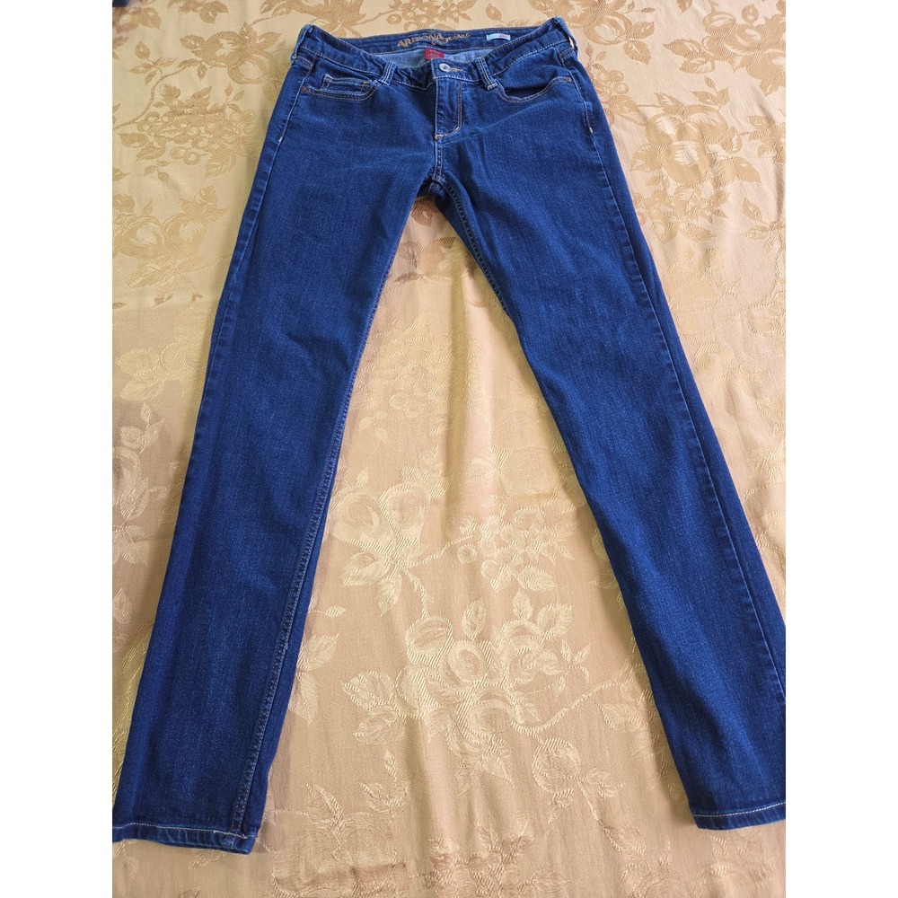 Arizona Jean Co Super Skinny Jeans Dark Wash Denim Womens Size 9 Average